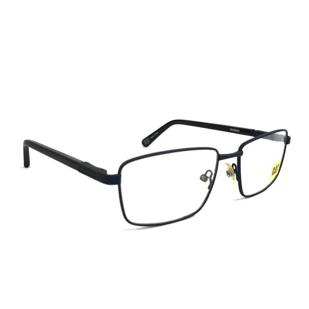 Caterpillar Eyeglasses Frames CTO LINEMAN Col. 006 Black Matte Blue 55-17-145